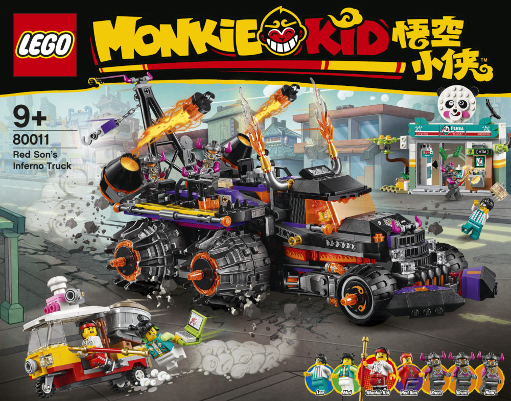 LEGO Monkie Kid 80011 Red Son’s Inferno Truck