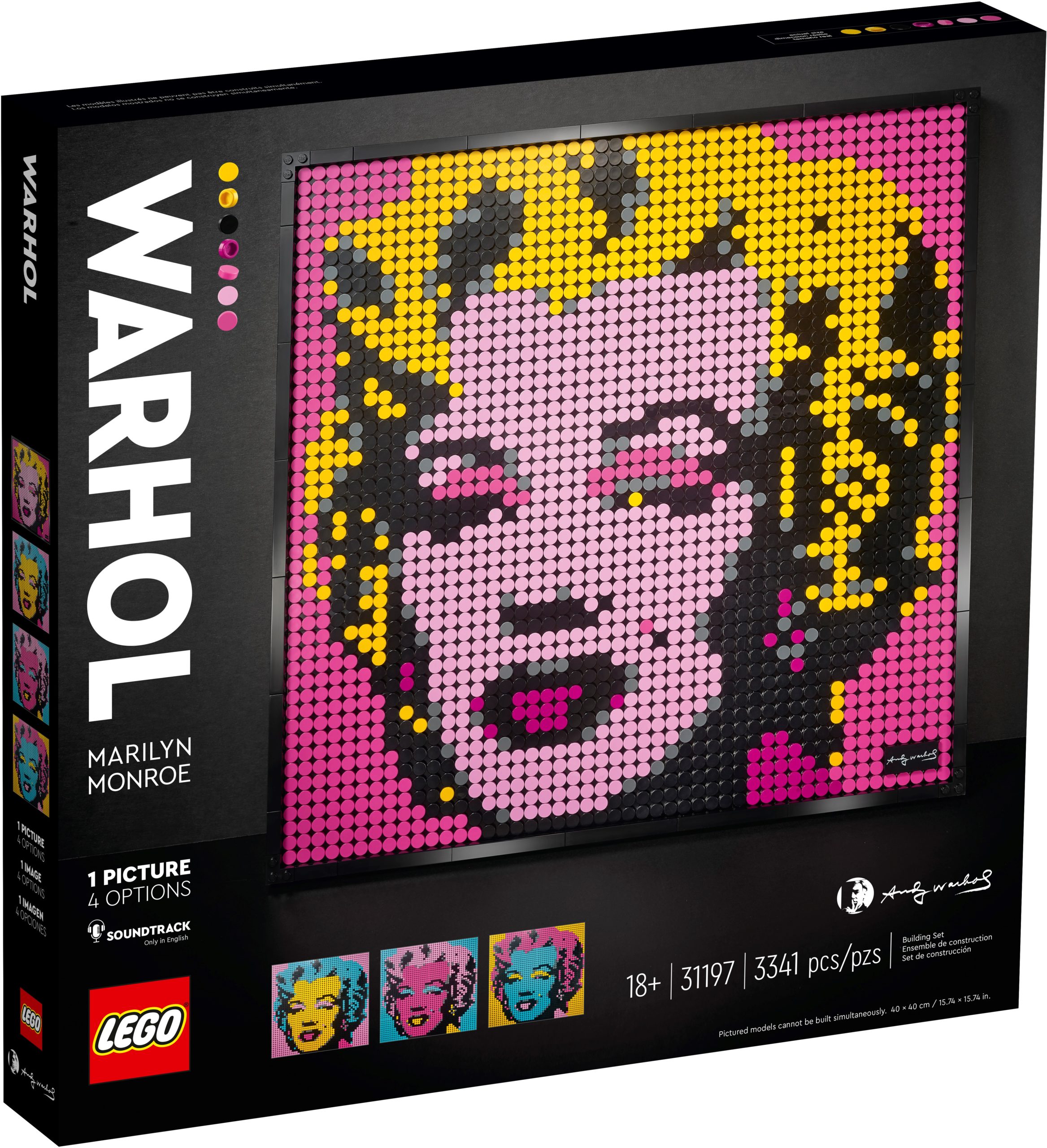 LEGO Art's 31197 Andy Warhol’s Marilyn Monroe (1)