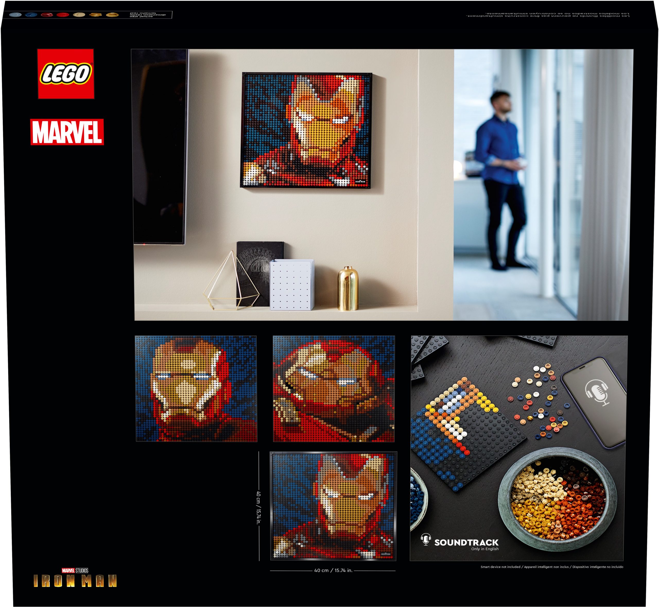 LEGO Art’s 31199 Marvel Studios Iron Man (11)