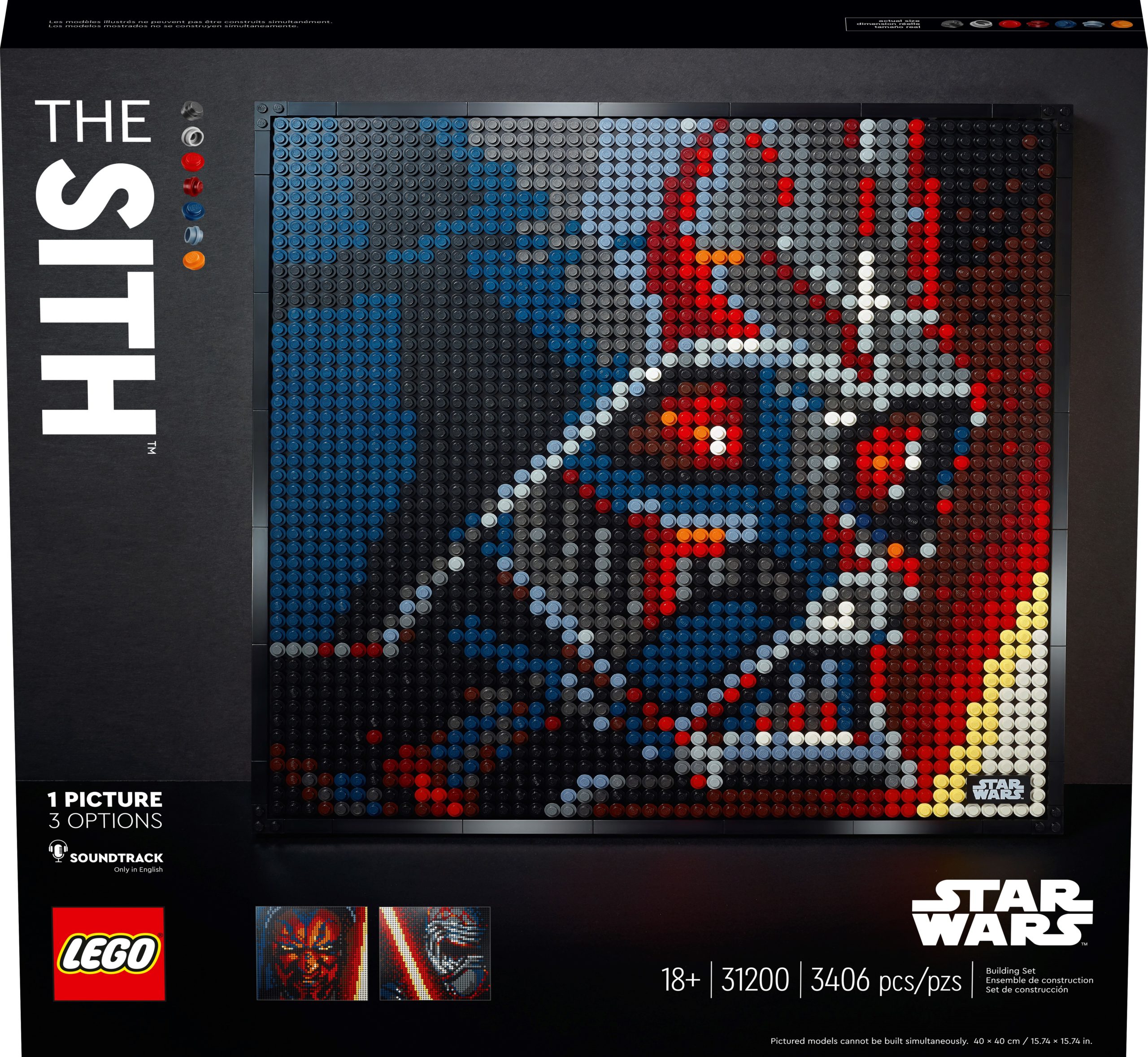 LEGO Art’s 31200 Star Wars The Sith (2)