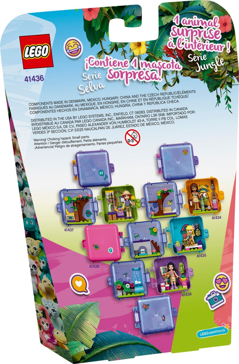 LEGO Friends 41436 Olivia's Jungle Play Cube (4)