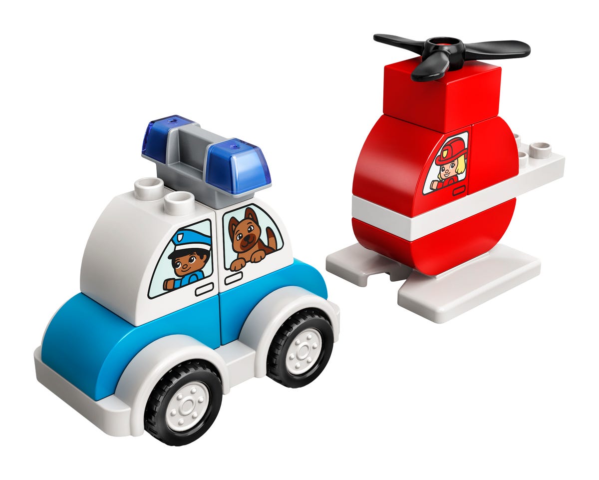 LEGO DUPLO 10957 Fire Helicopter and Police Car (2)