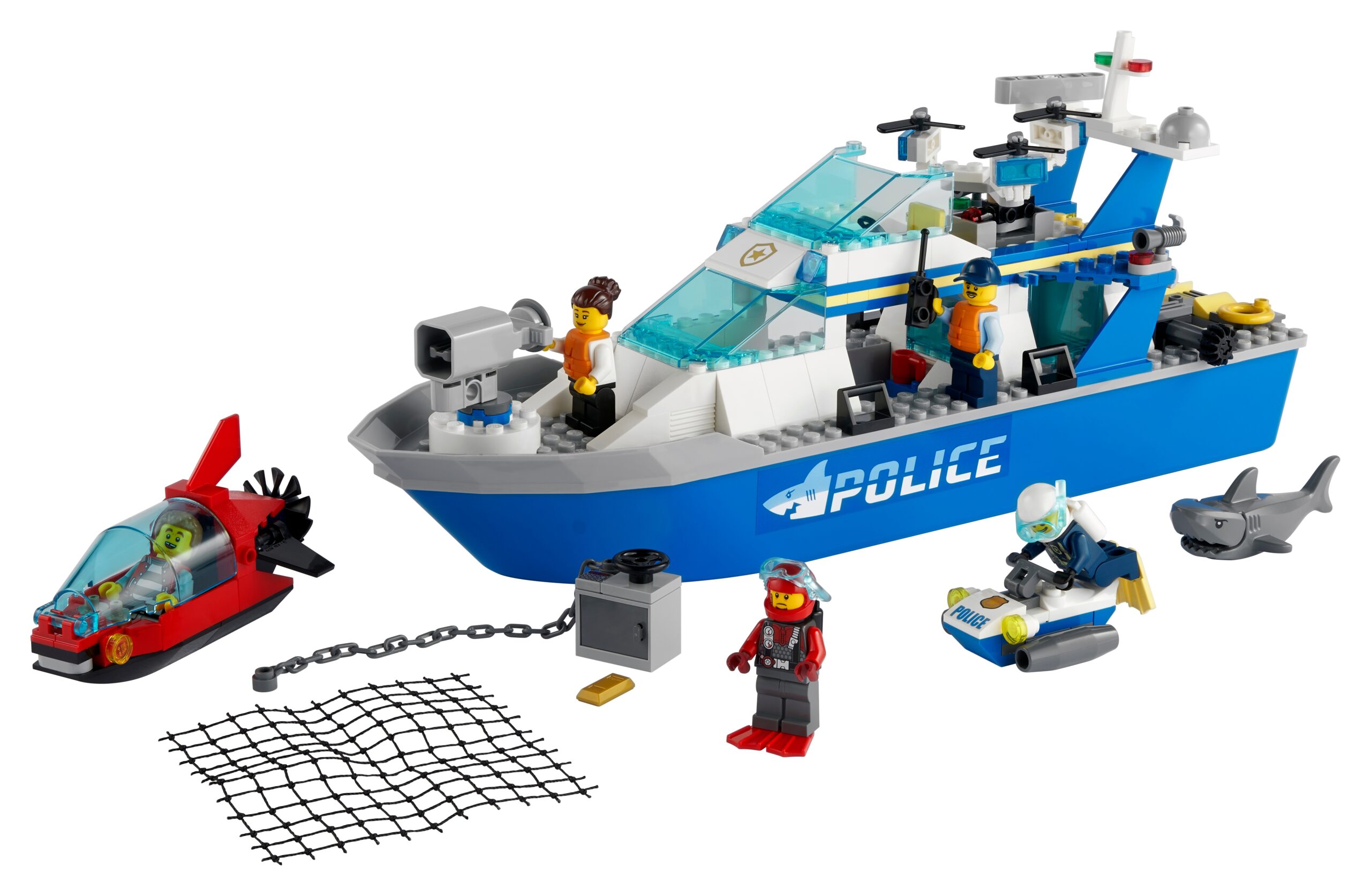 LEGO City 60277 Police Patrol Boat (3)