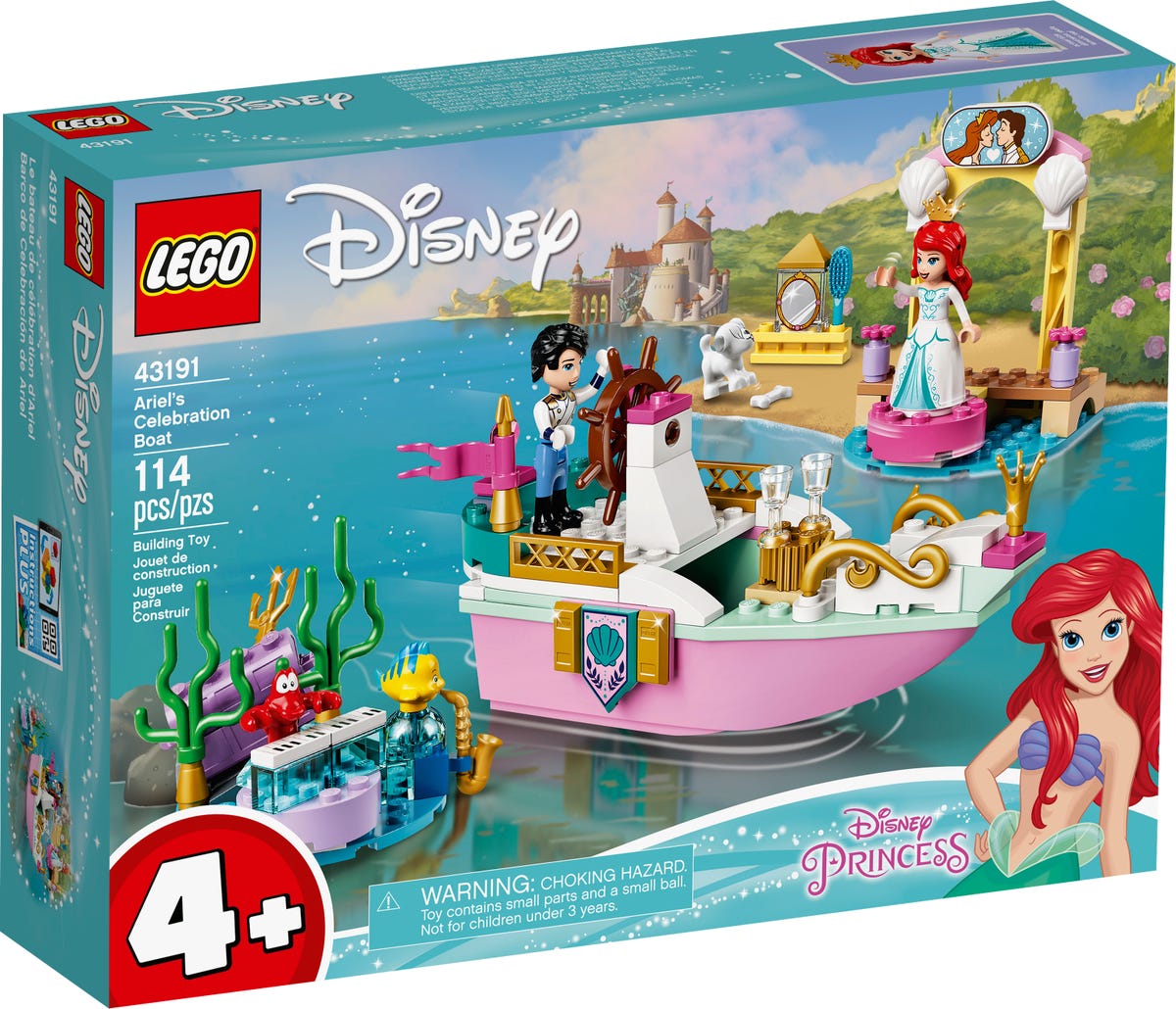 LEGO Disney 43191 Ariel’s Celebration Boat (1)