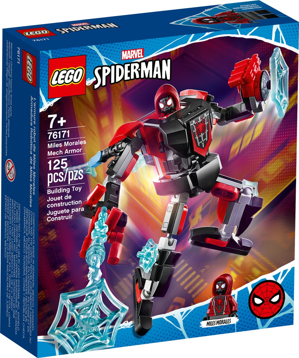 LEGO Marvel 76171 Miles Morales Mech Armour (4)