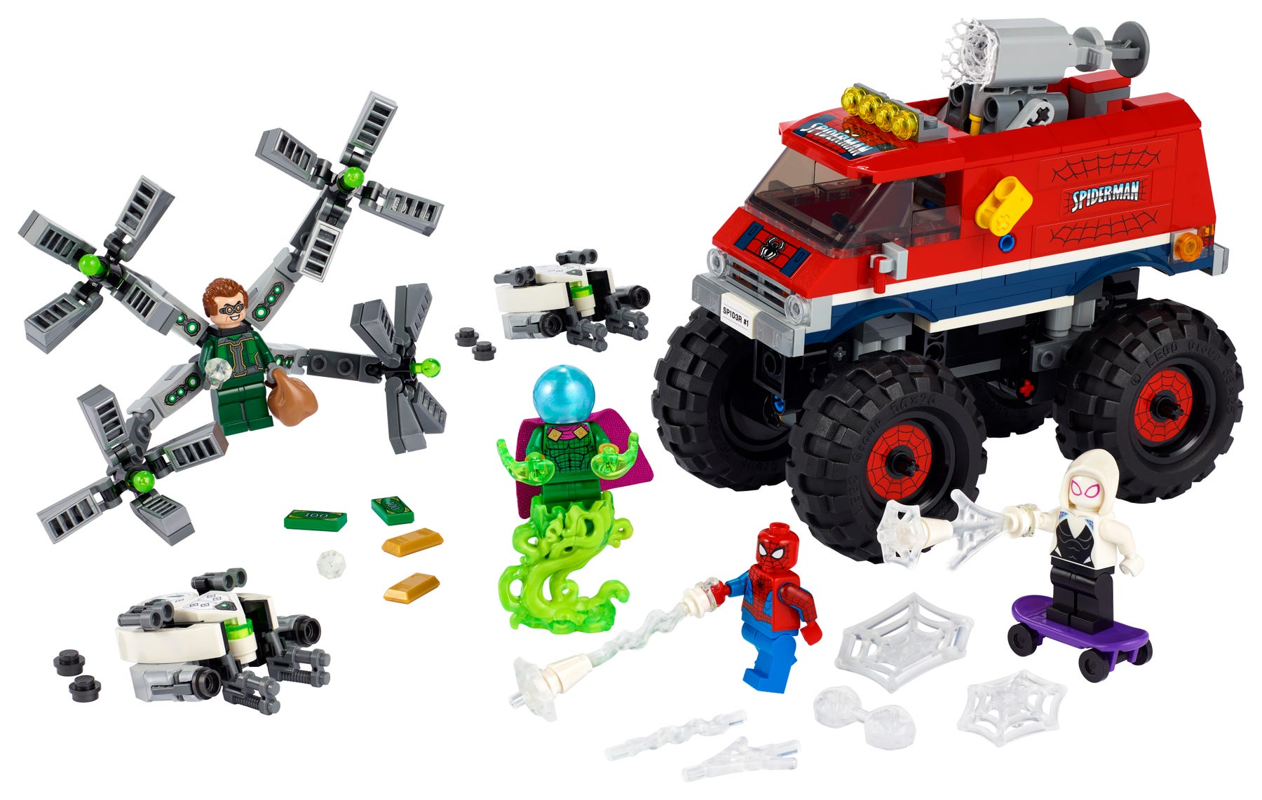 LEGO Marvel 76174 Spider-Man’s Monster Truck vs. Mysterio (3)