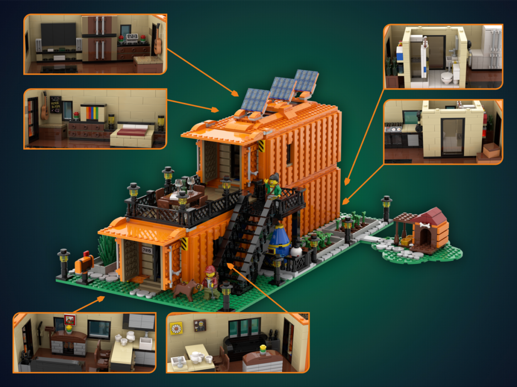 [Uitgelicht] LEGO Ideas Tiny House Shipping Container Home