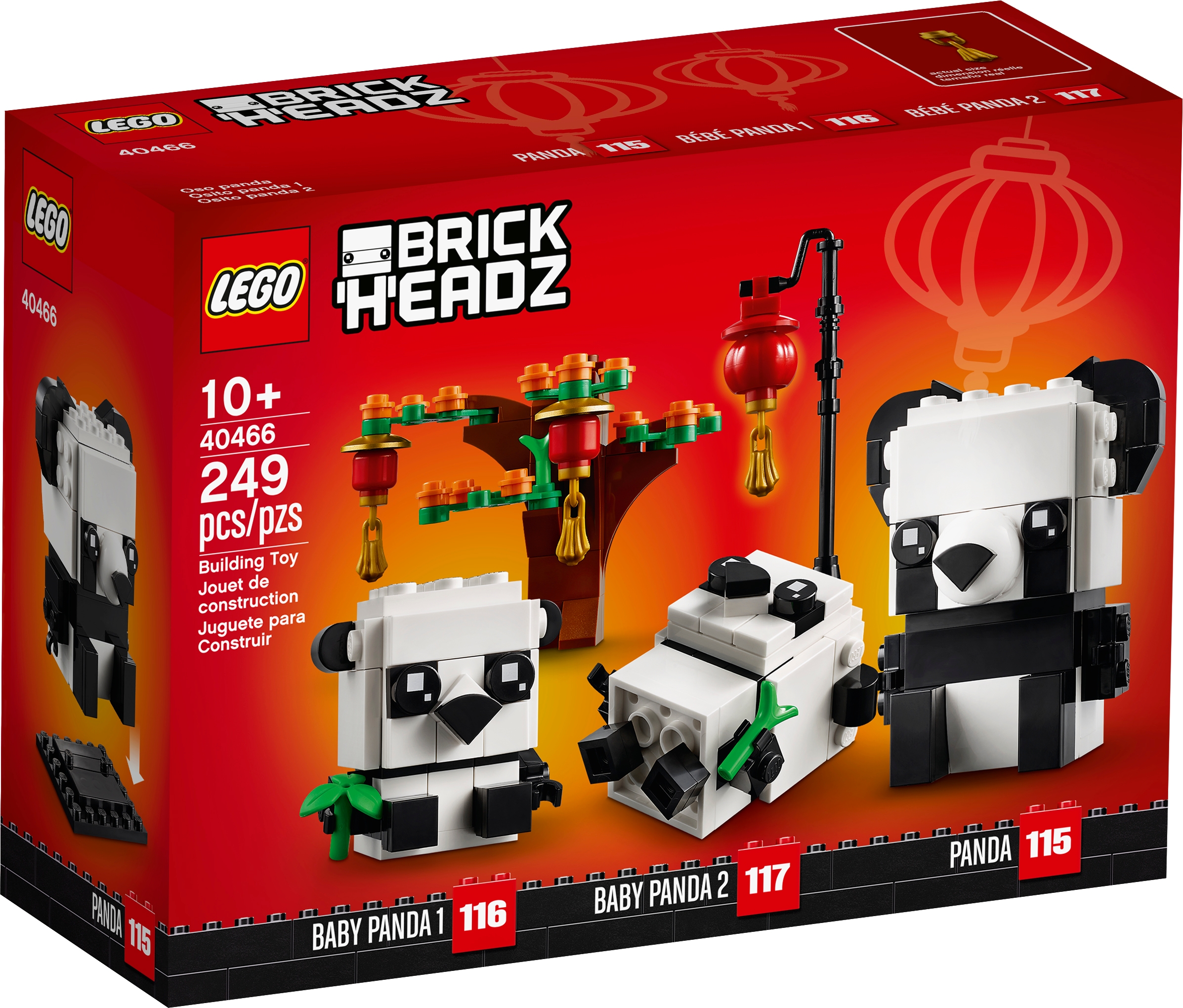 LEGO 40466 Chinese New Year Panda's