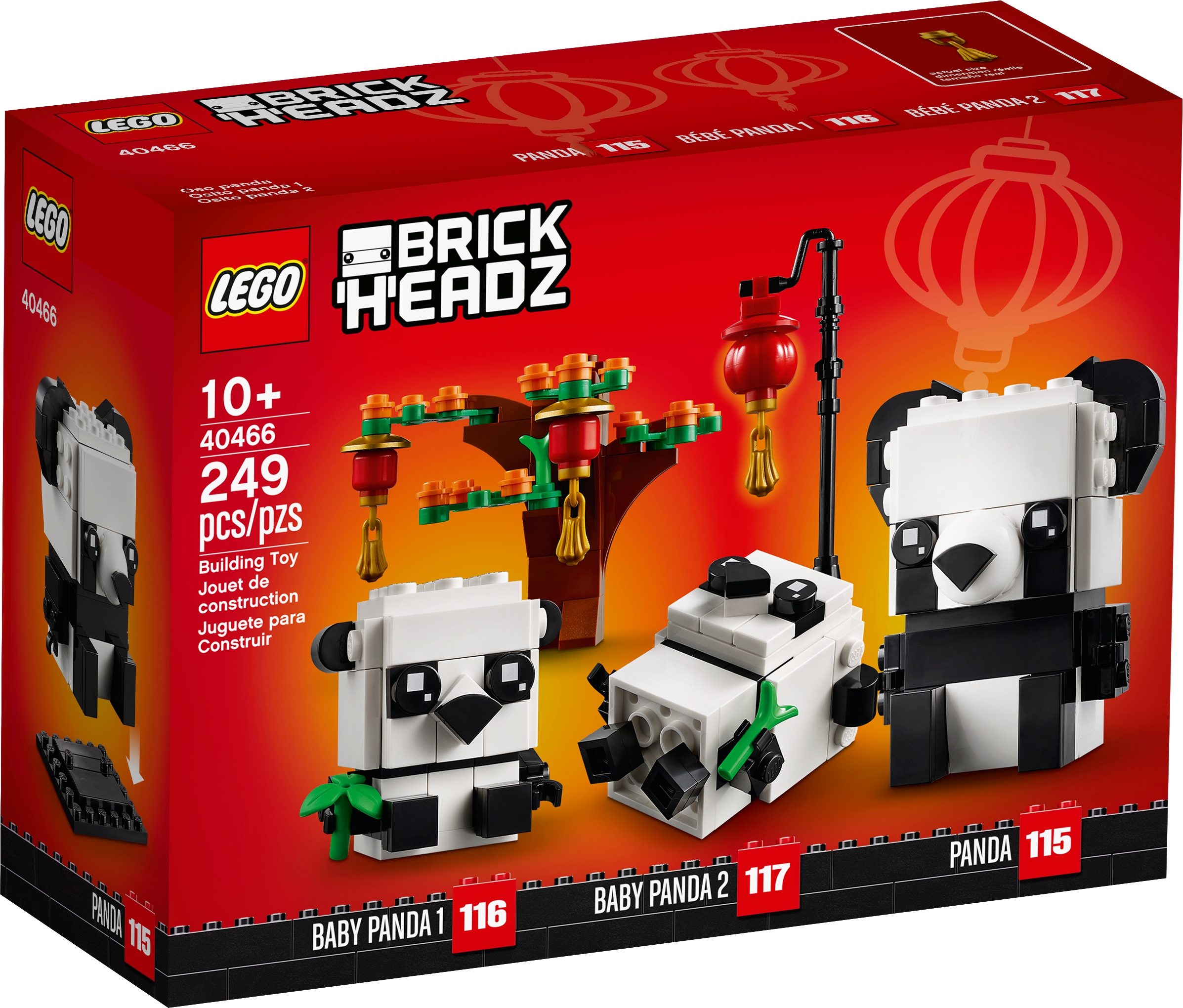 LEGO 40466 Chinese New Year Panda's (1)