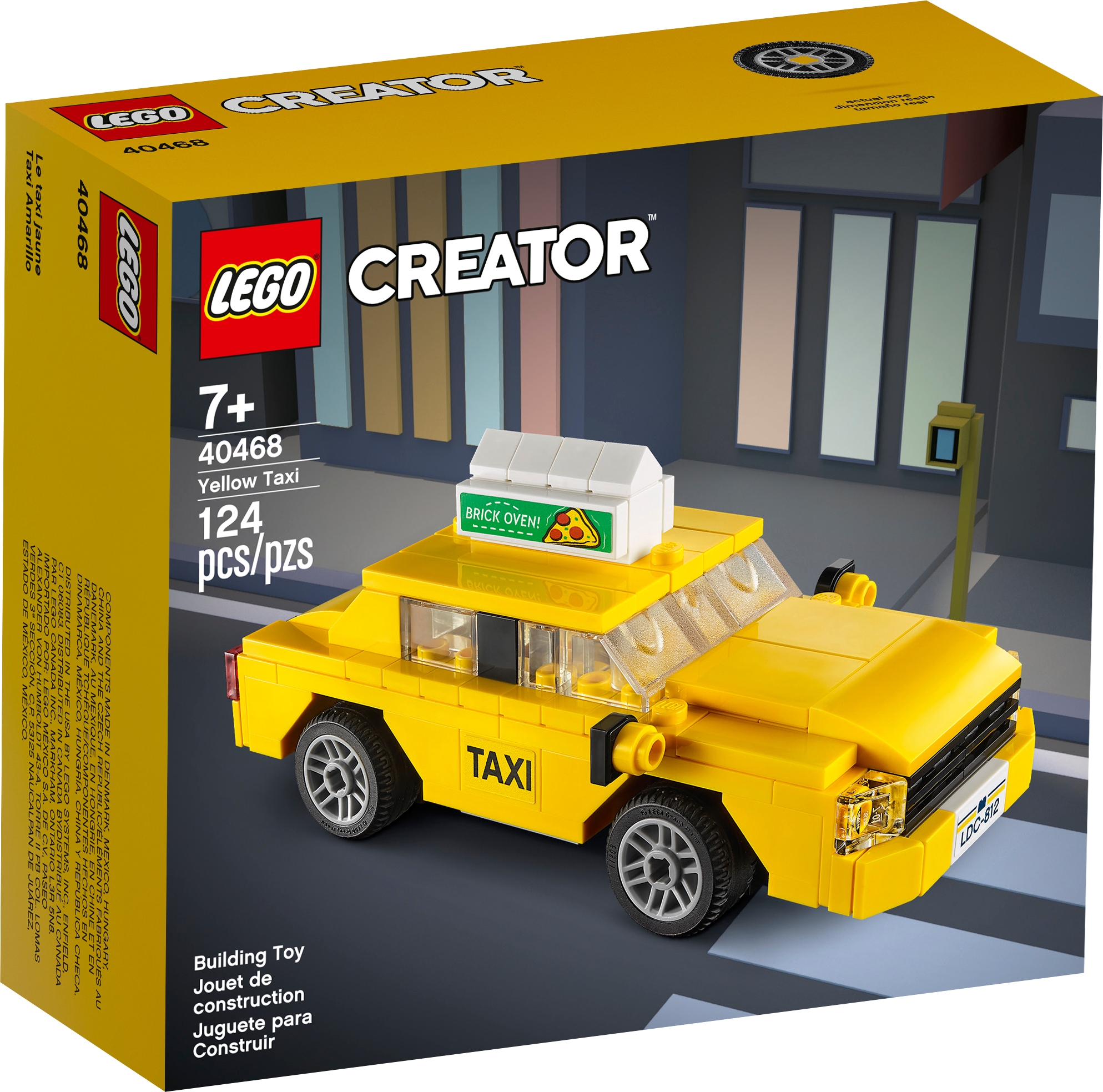 LEGO 40468 Yellow Taxi (1)