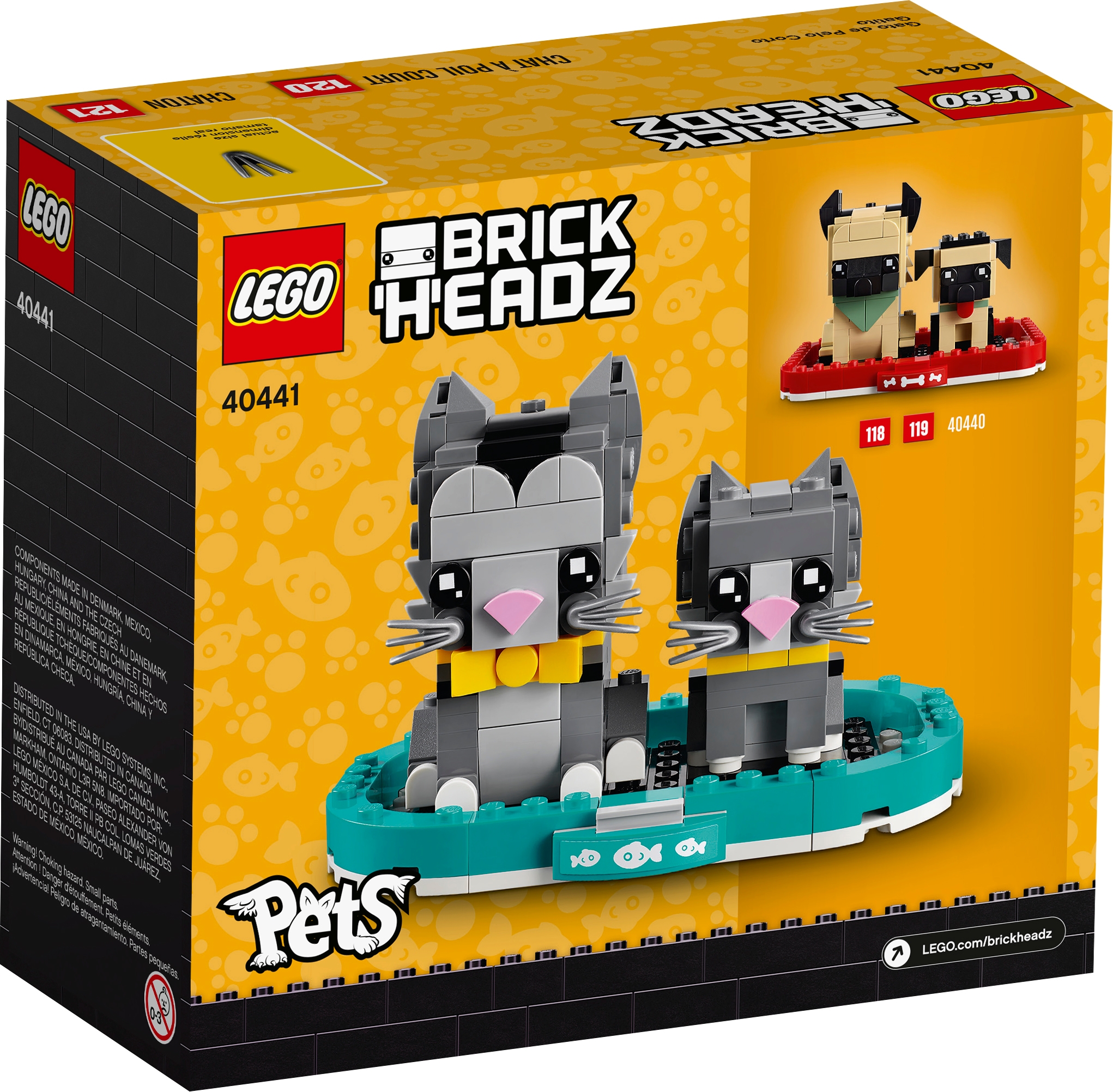 LEGO BrickHeadz 40441 Shorthair Cats (5)