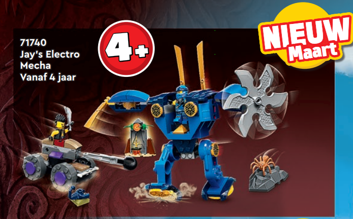 LEGO Ninjago 71740 Jay's Electro Mecha