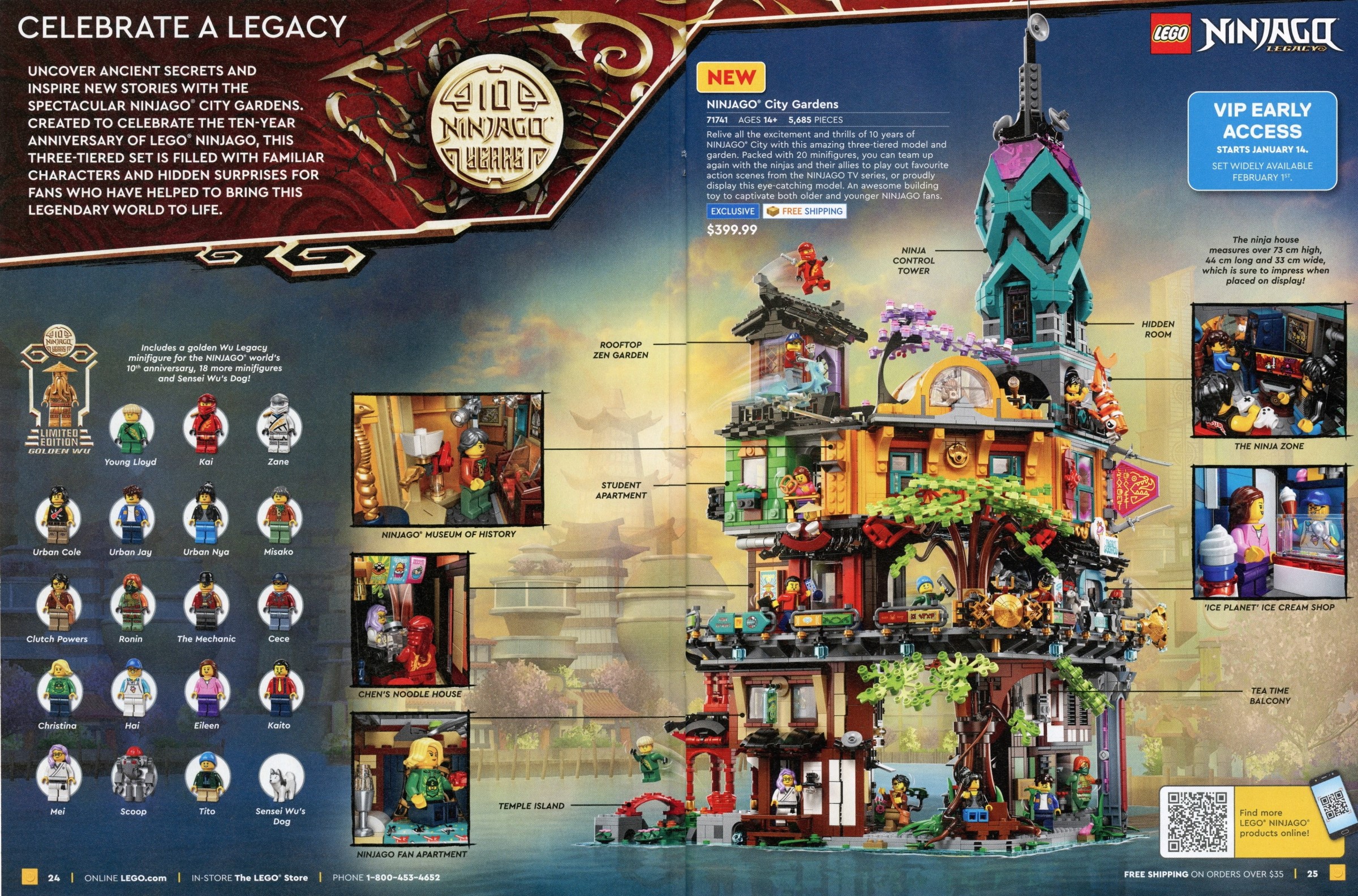 LEGO Ninjago 71741 Ninjago City Gardens