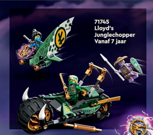 LEGO Ninjago 71745 Lloyd's Jungle Chopper