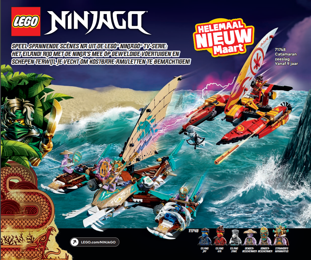 LEGO Ninjago 71748 Catamaran Battle