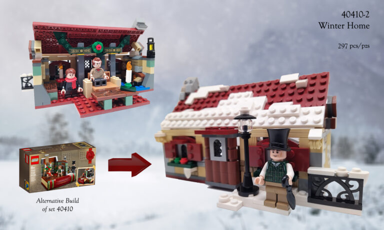 [Rebuild Your Set] LEGO Charles Dickens Tribute - Winter Home (repost ...