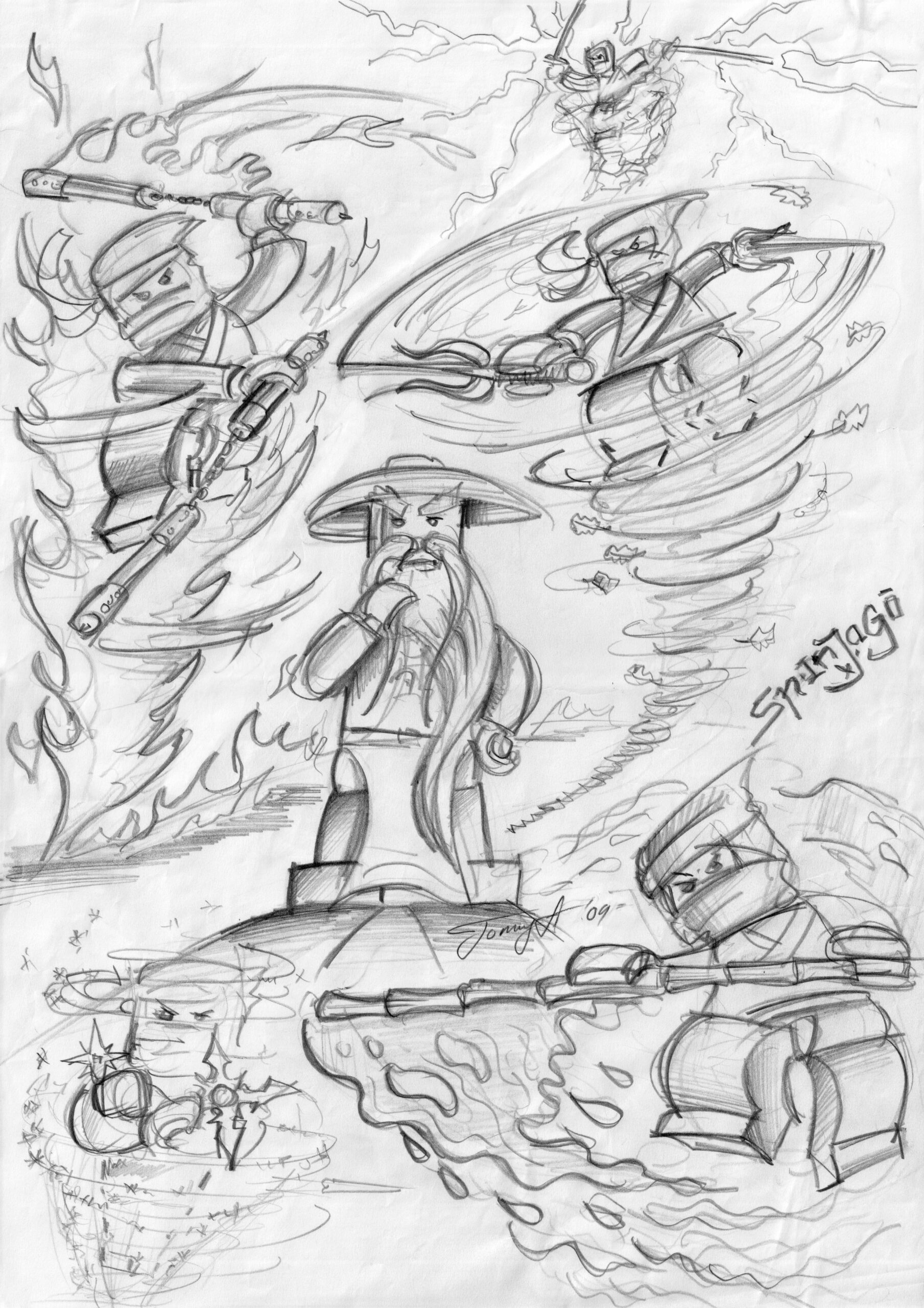 1st Spinjitzu drawing_2009