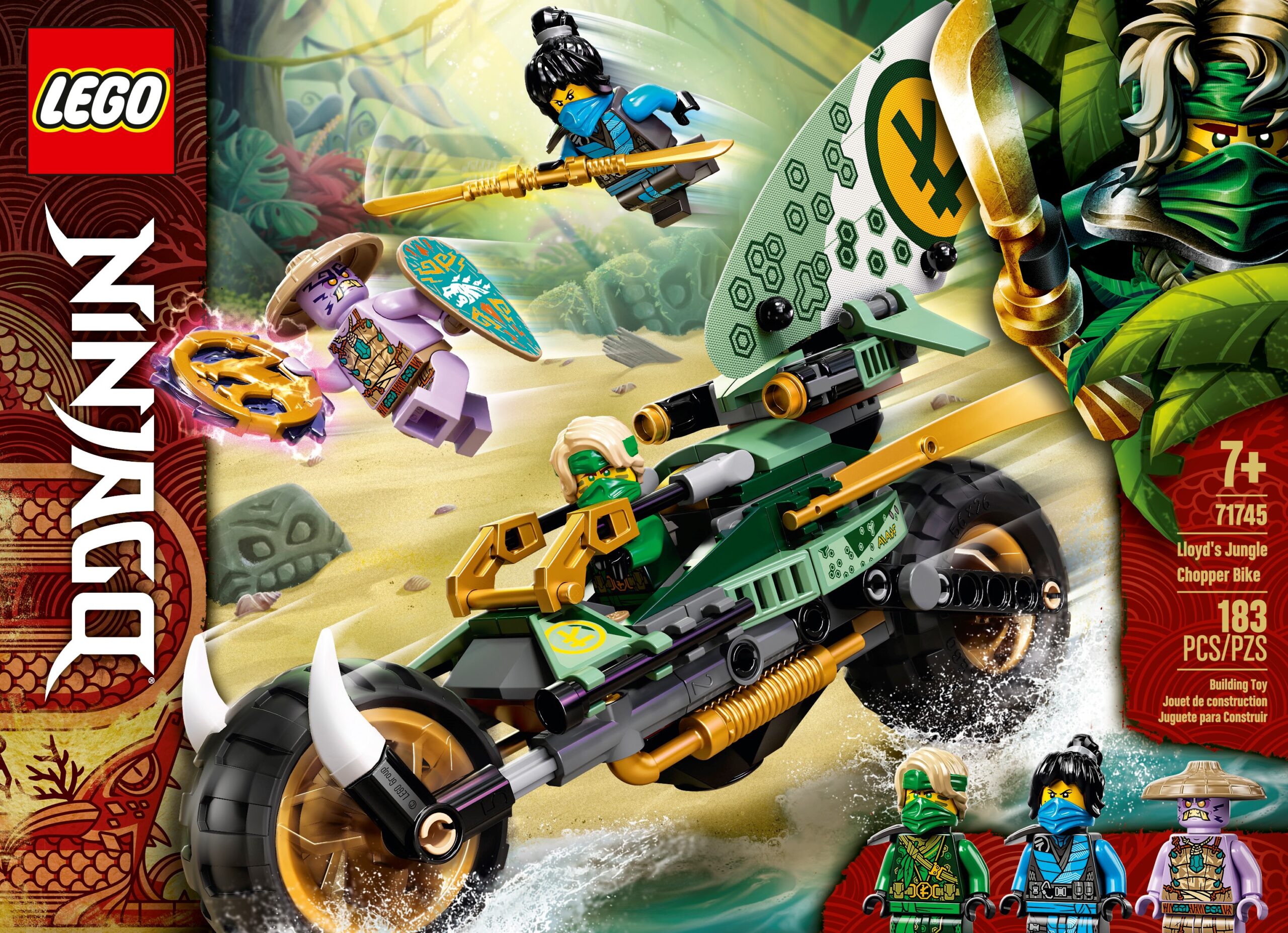 LEGO 71745 NINJAGO Lloyd's Jungle Chopper Bike (2)