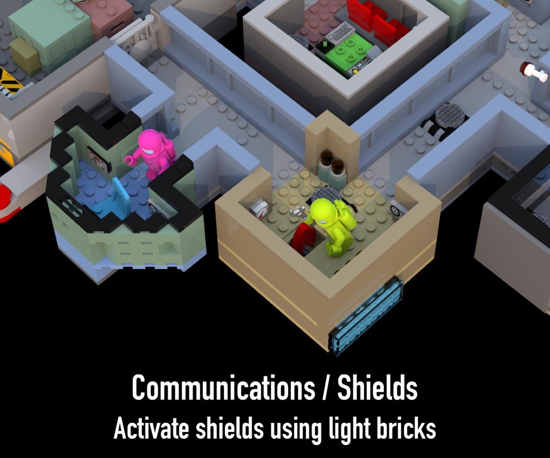LEGO Ideas Among Us The Skeld Detailed Map (2)