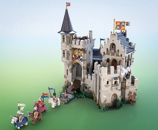 LEGO Ideas Castle of Lord AFOL and the Black Knights (10)