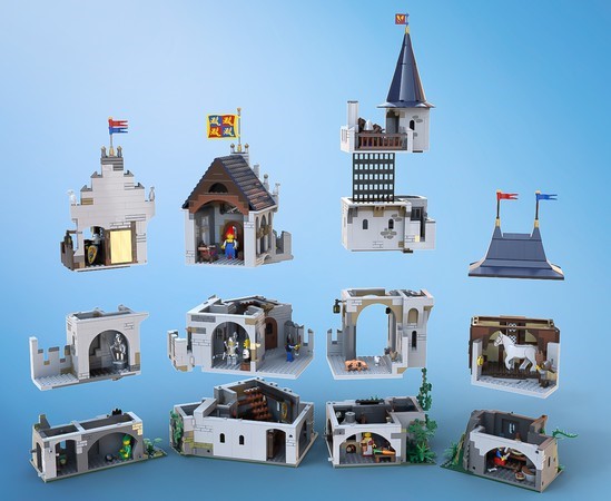 LEGO Ideas Castle of Lord AFOL and the Black Knights (11)