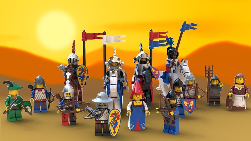 LEGO Ideas Castle of Lord AFOL and the Black Knights (12)