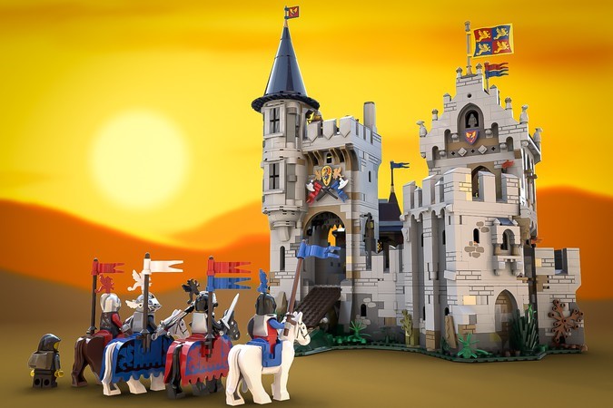 LEGO Ideas Castle of Lord AFOL and the Black Knights (13)