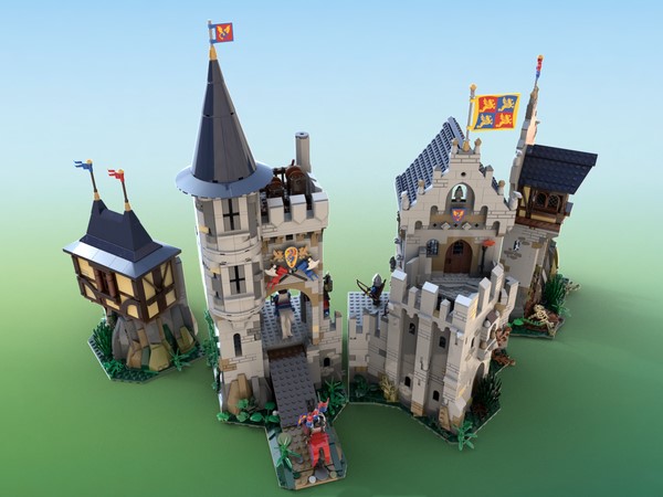 LEGO Ideas Castle of Lord AFOL and the Black Knights (6)