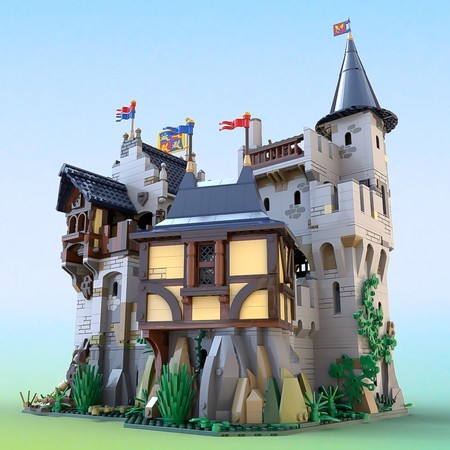 LEGO Ideas Castle of Lord AFOL and the Black Knights (7)