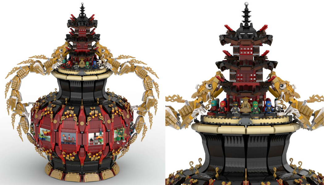 [MOC] Ninjago Golden Dragon Reliquary