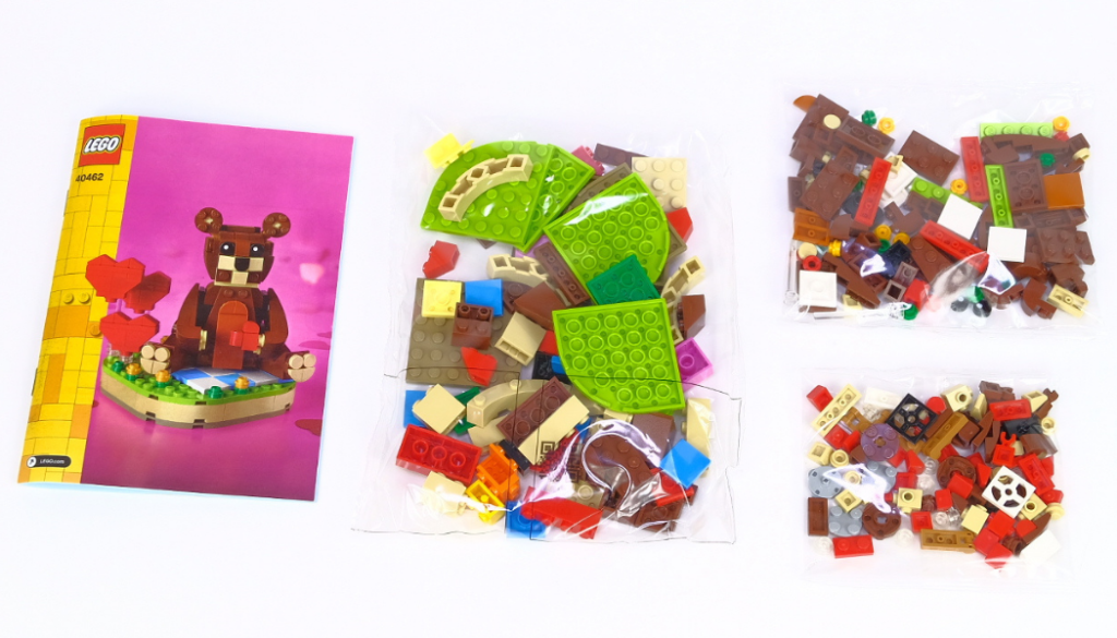[Review] LEGO 40462 Valentine’s Brown Bear (1)