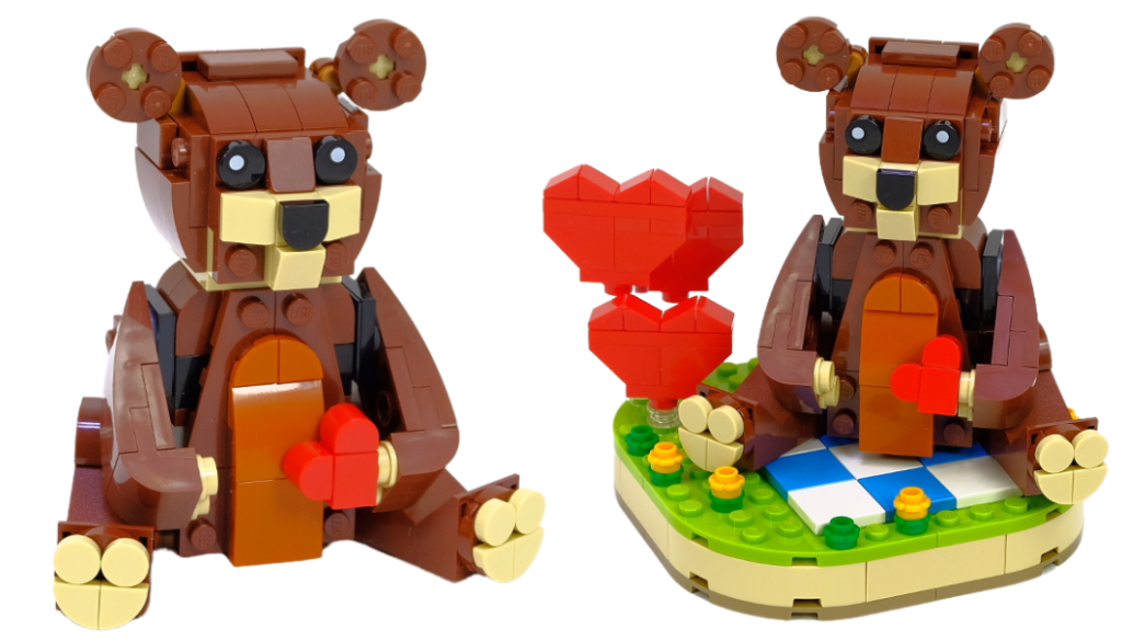 [Review] LEGO 40462 Valentine’s Brown Bear (2)
