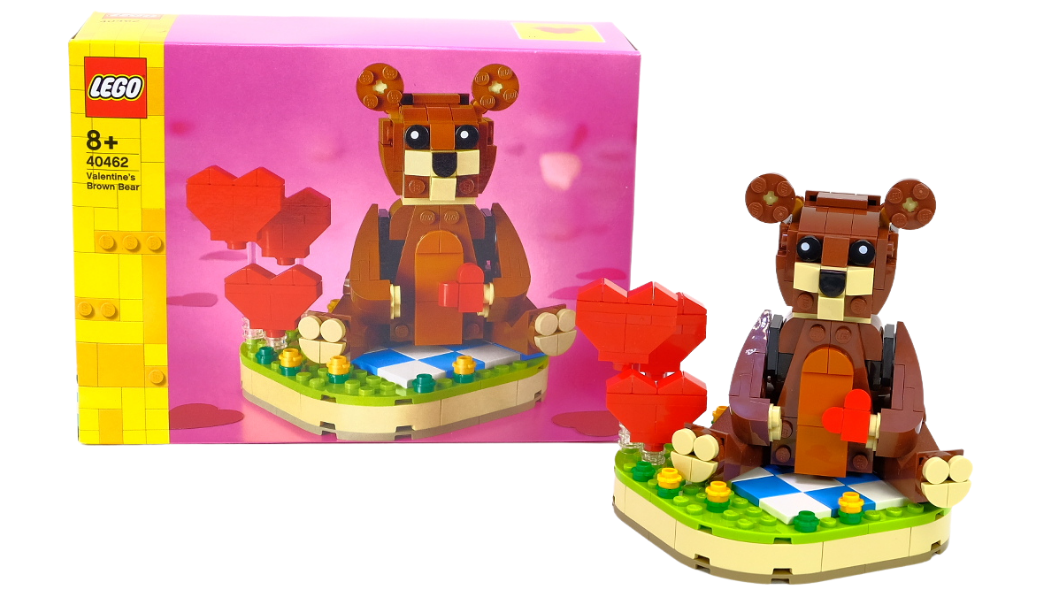 [Review] LEGO 40462 Valentine’s Brown Bear