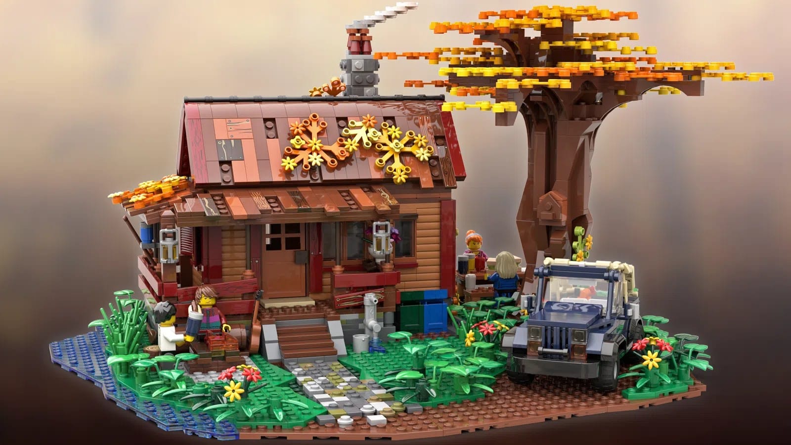 LEGO Ideas Autumn Cabin Retreat (8)