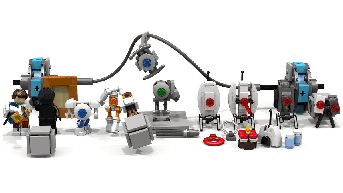 LEGO Ideas Modular Portal Testing Chamber (1)
