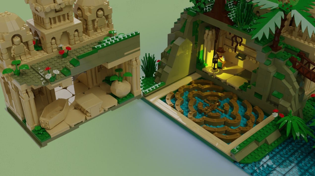 LEGO Ideas The Lost Tomb Tomb of the Golden king10
