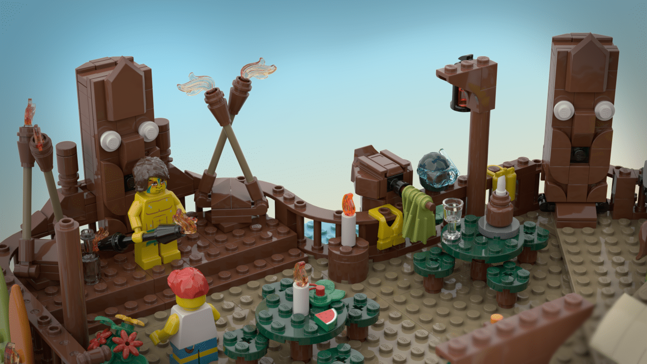 LEGO Ideas Tiki Lounge (8)