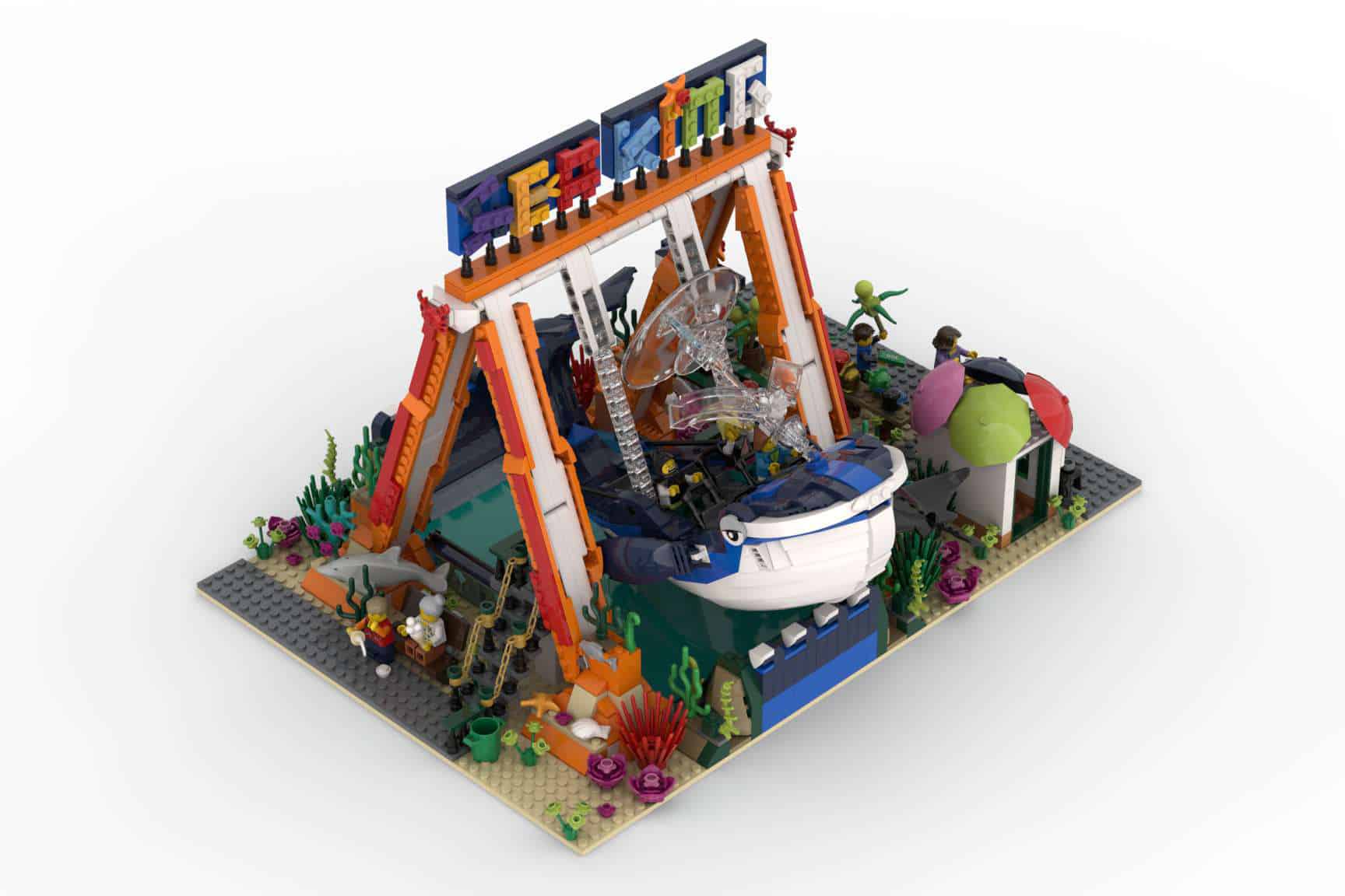 LEGO Ideas Sea King Swing Ride