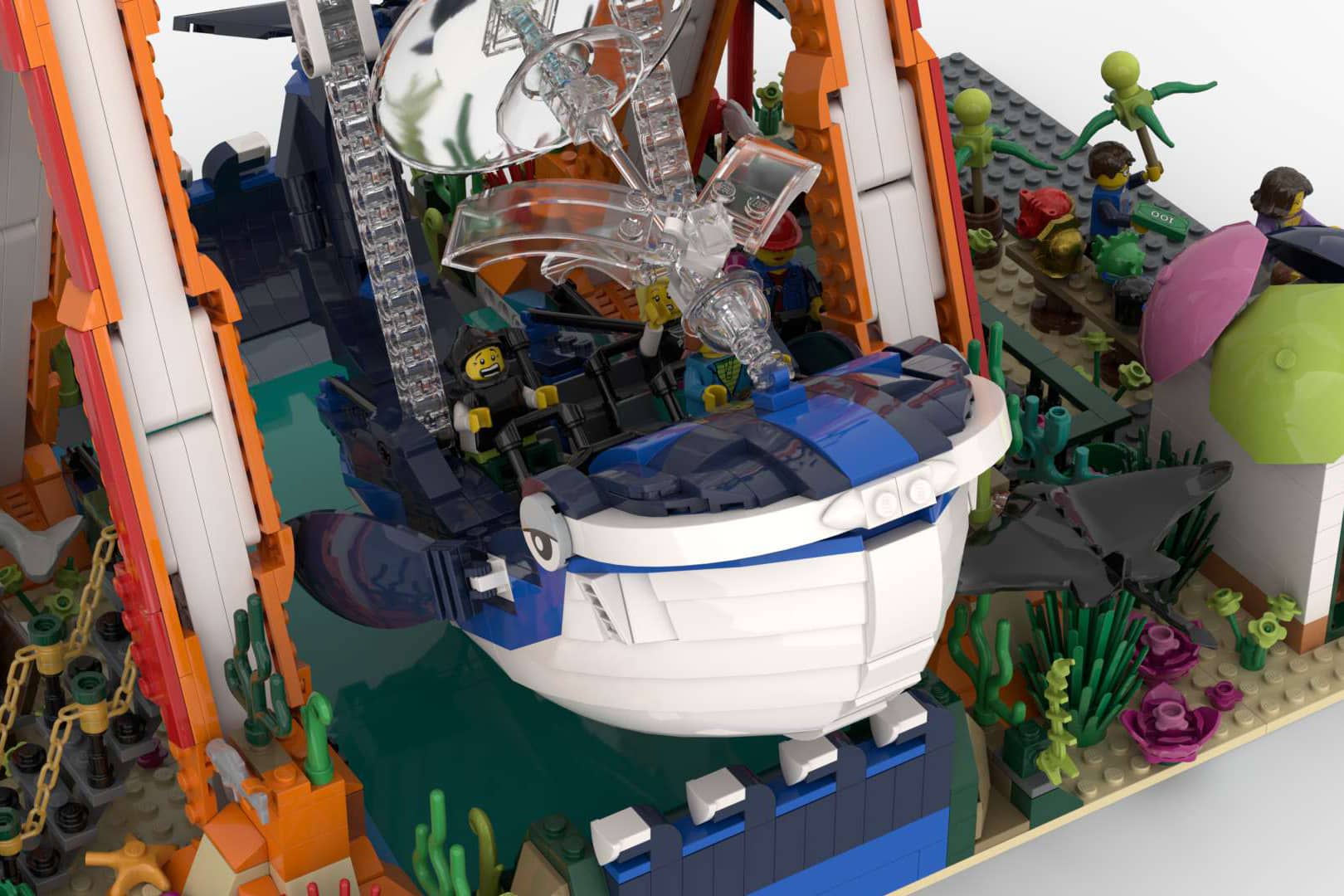LEGO Ideas Sea King Swing Ride