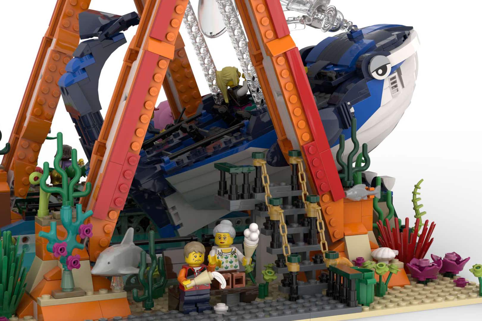 LEGO Ideas Sea King Swing Ride