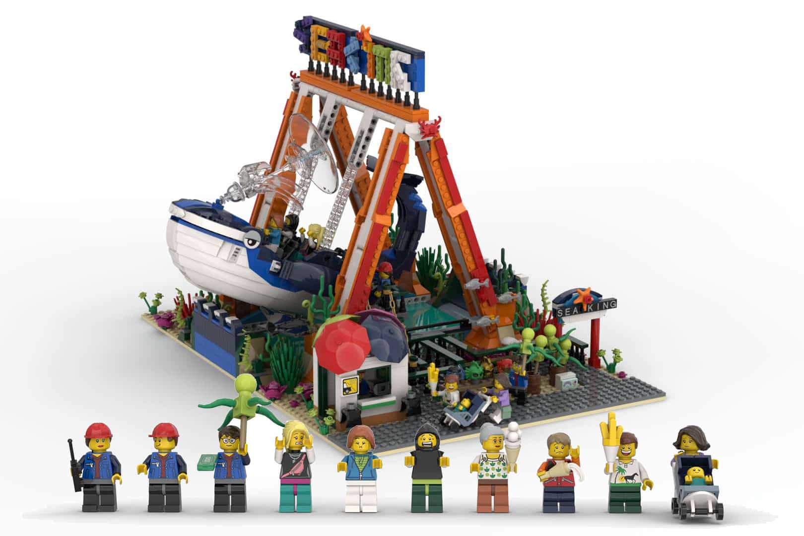 LEGO Ideas Sea King Swing Ride
