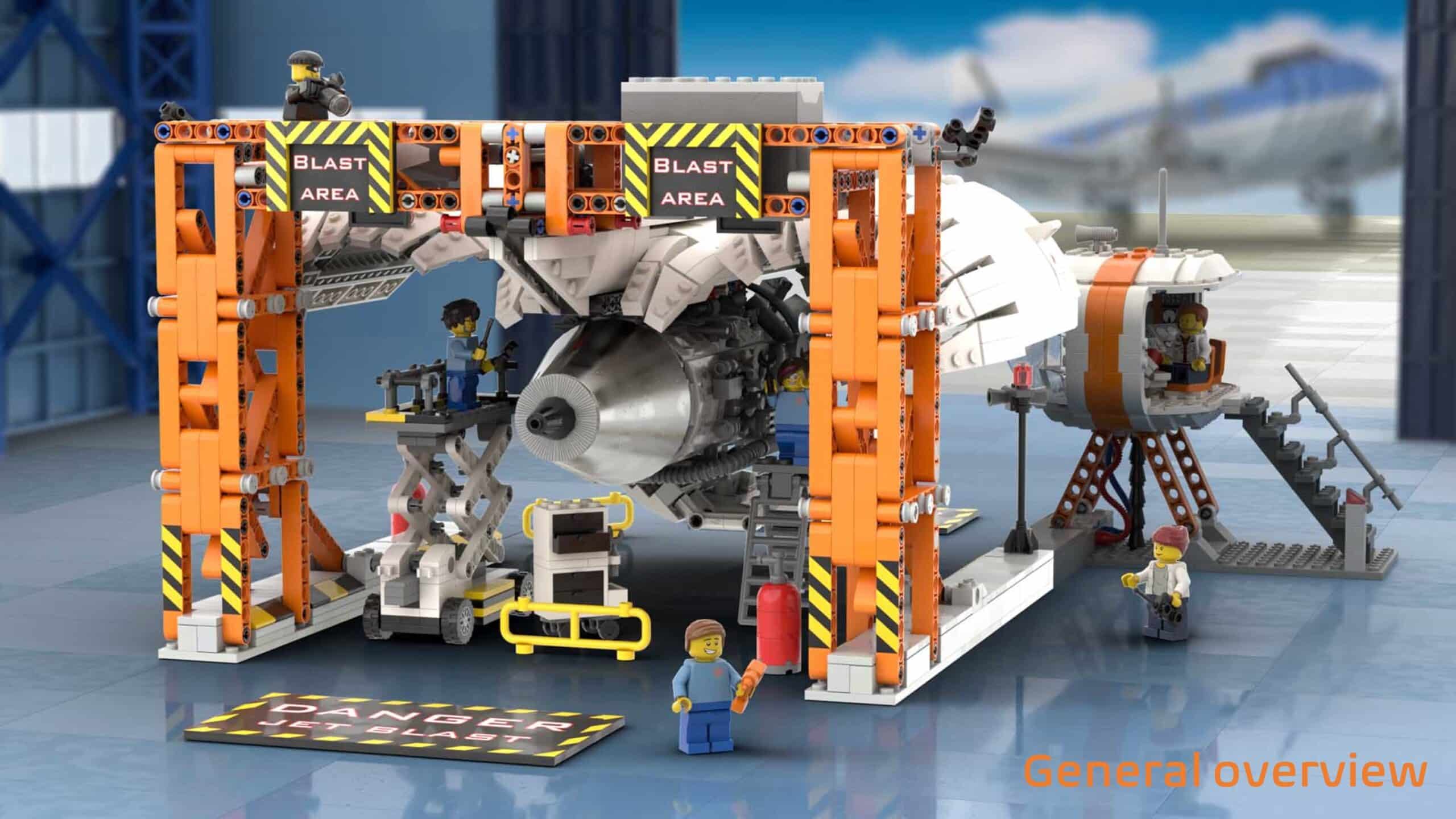 LEGO Ideas Aircraft Engine Workshop