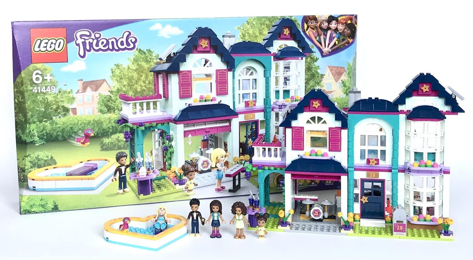 [Review] LEGO Friends 41449 Andrea's Family House - Bouwsteentjes.info