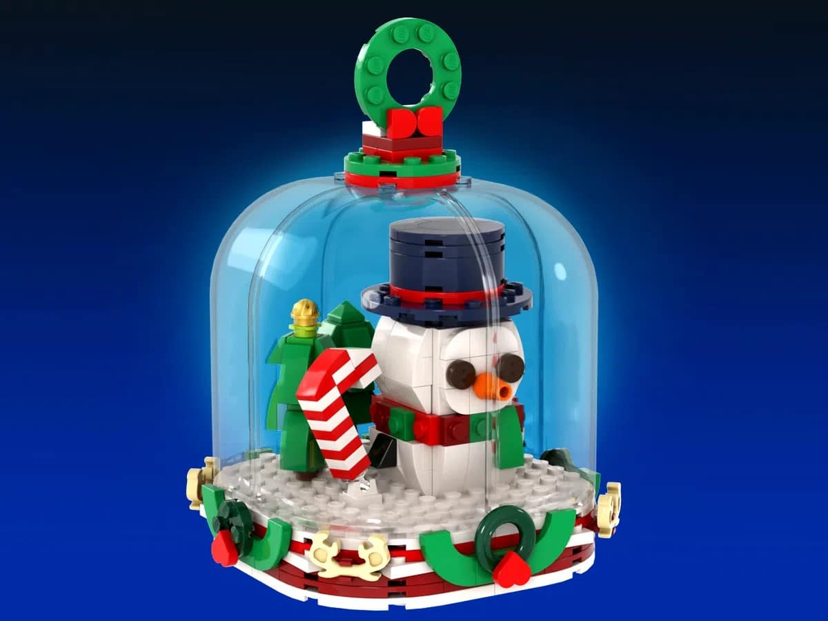 LEGO Ideas Winter Snow Globe bereikt 10K supporters (6)
