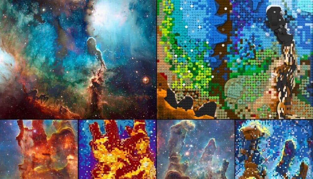 LEGO onthult Pillars of Creation display Bouwsteentjes.info