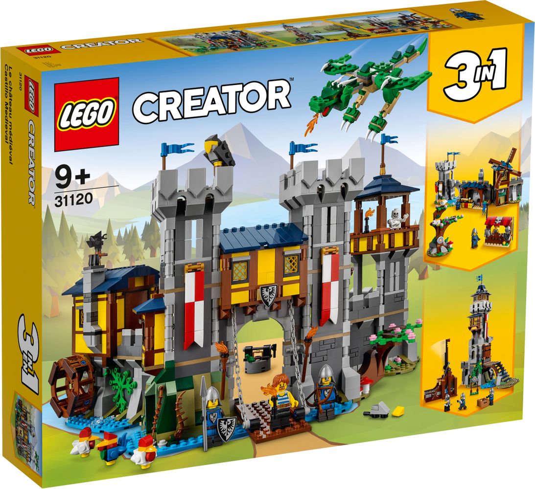 LEGO 3-in-1 31120 Great Knight's Castle
