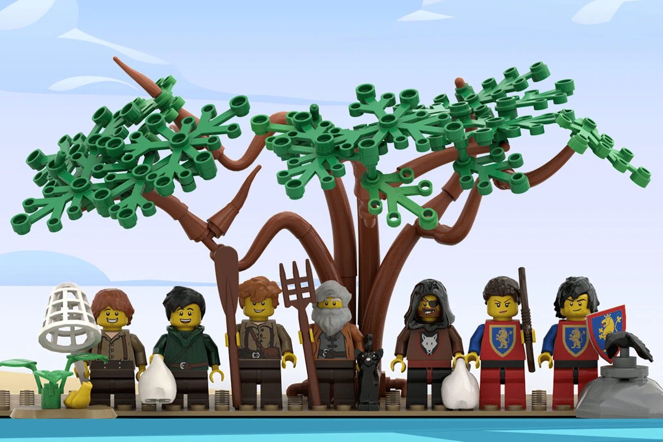 LEGO Ideas John's Medieval Watermill (5)