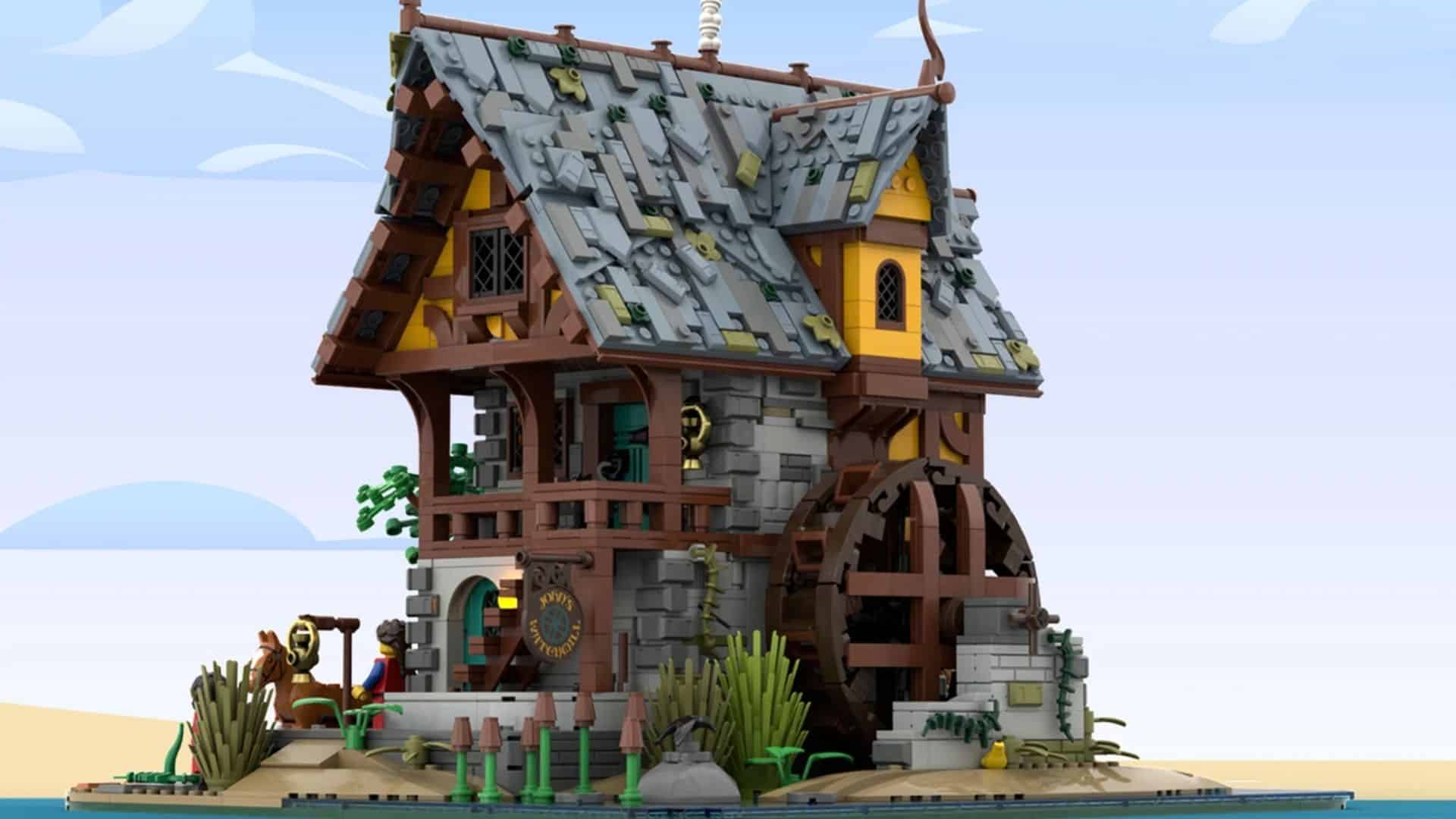 LEGO Ideas John’s Medieval Watermill bereikt 10K supporters