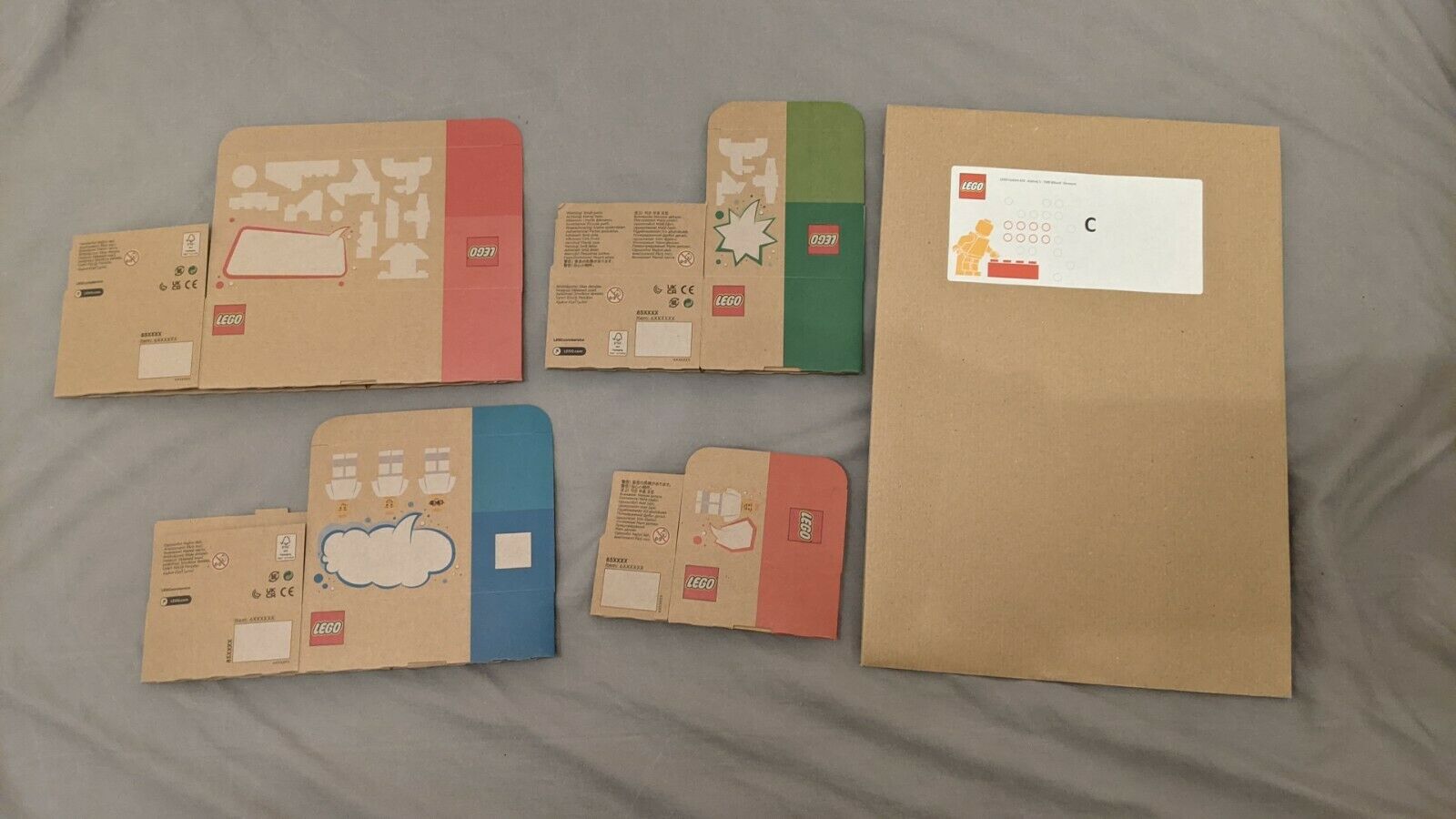 LEGO paper PaB & BaM boxes