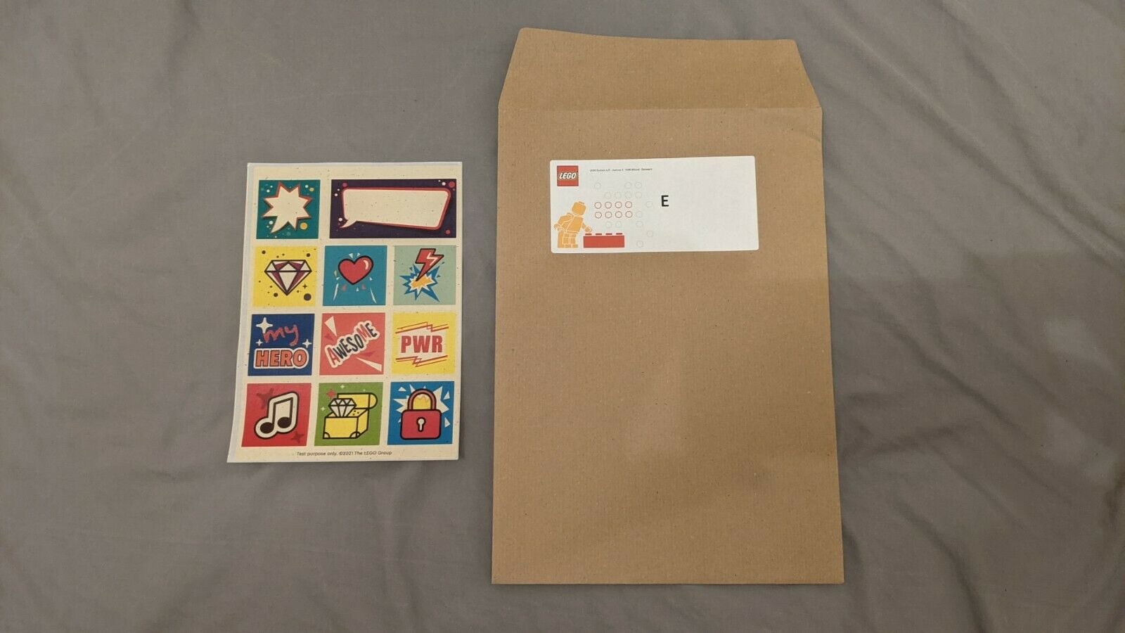 LEGO stickers for PaB & BaM boxes